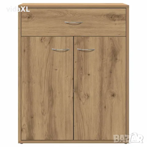 vidaXL Сайдборд, дъб артизан, 60x30x75 см, инженерно дърво, снимка 2 - Бюфети - 56148238