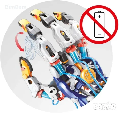 Hydraulic Cyborg Hand / Хидравлична ръка Buki France - 40см / 150 части, снимка 9 - Други - 48766059