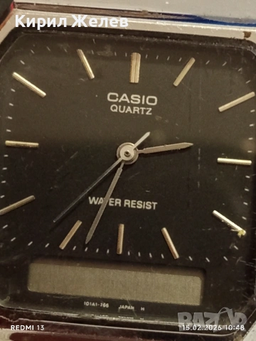 Марков оригинален мъжки часовник CASIO QUARTZ JAPAN рядък модел за ЦЕНИТЕЛИ 51825, снимка 5 - Мъжки - 53481782