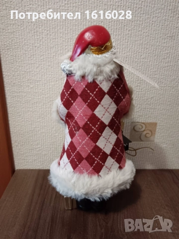 Фигура дядо Коледа 30 см., снимка 6 - Декорация за дома - 52261983