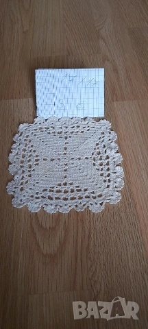Ръчно плетени на една кука покривки, дантела, снимка 14 - Други стоки за дома - 53171965