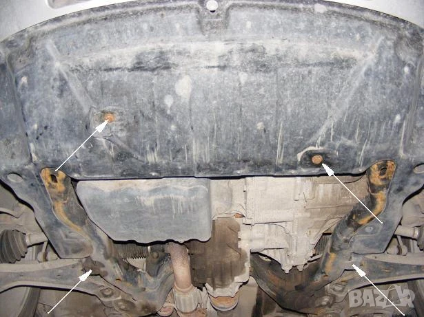 Метална кора под двигател и скоростна кутия Chevrolet Captiva 2006г – 2010г, снимка 5 - Аксесоари и консумативи - 51364678