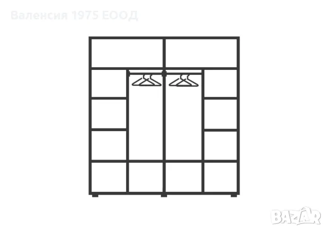 Спален комплект Меган, снимка 2 - Спални и легла - 48566888