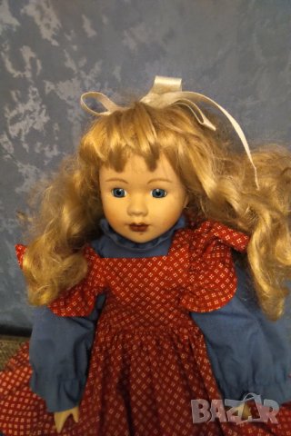 Порцеланова кукла стара ръчна изработка , снимка 4 - Колекции - 34145877