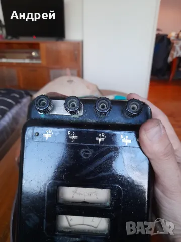 Стар уред за измерване на земно съпротивление, снимка 5 - Антикварни и старинни предмети - 49546023