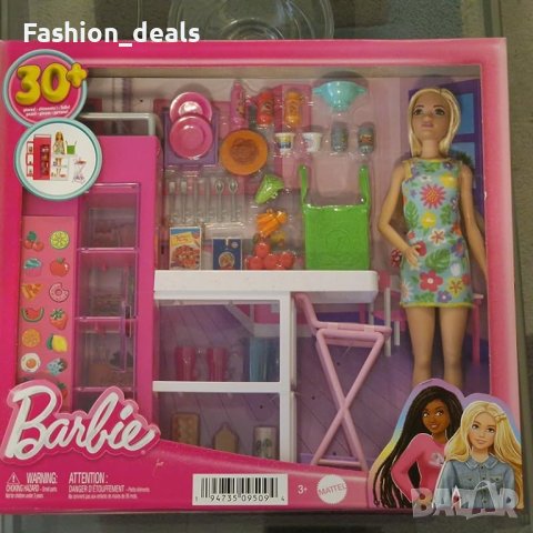 Нов Комплект за игра с кукла Barbie HJV38 куклена къща Детска играчка Барби, снимка 7 - Кукли - 41926813