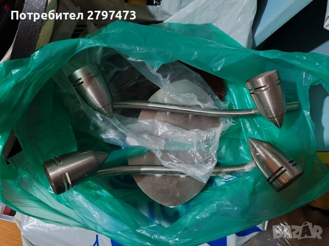 2 броя метални аплици за стена