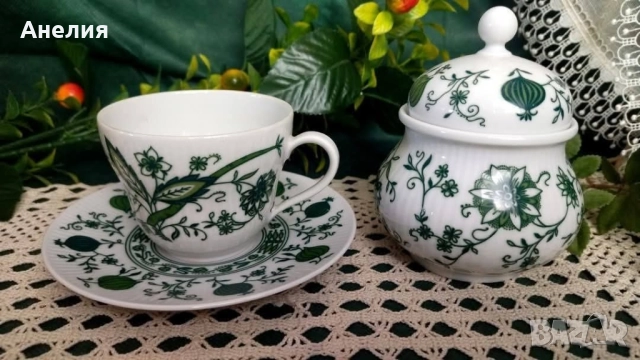 Seltmann Weidenen Bavaria зелен лук , снимка 5 - Чинии - 51546454