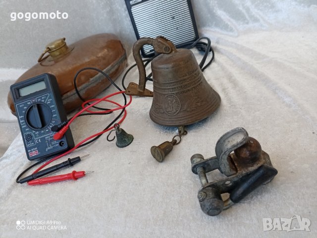 старо малко звънче, чан, хлопка за врата , снимка 12 - Други стоки за дома - 44157276