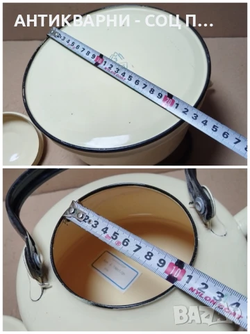 Соц НОВ Емайлиран Руски Чайник. , снимка 9 - Антикварни и старинни предмети - 50823387