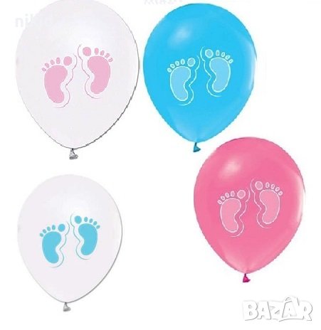 Стъпвай смело крак крака крачета Прощъпулник Обикновен надуваем латекс латексов балон парти балони