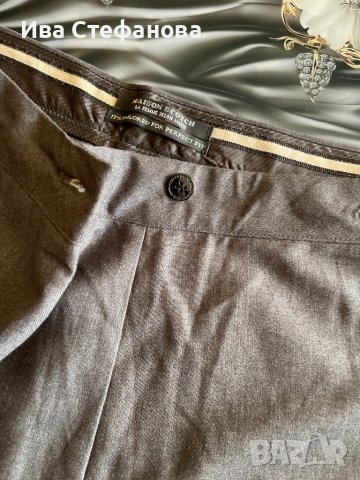 Елегантен стилен луксозен сив лек потур  панталон Marison Scotch , снимка 10 - Панталони - 42388666
