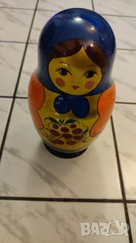 Матрьошка, разклонител за гирлянди, коледни лампички, СССР. 