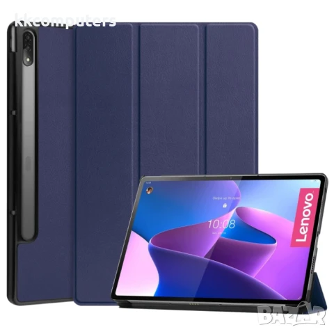 Lenovo Tab P12 Pro 12.6 Кожен Калъф и Протектор