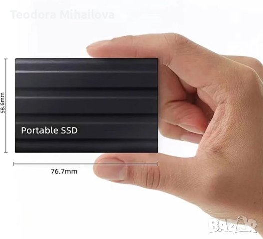 PRVDV 2TB външен хард диск USB 3.0 преносим SSD, снимка 3 - Твърди дискове - 40372633