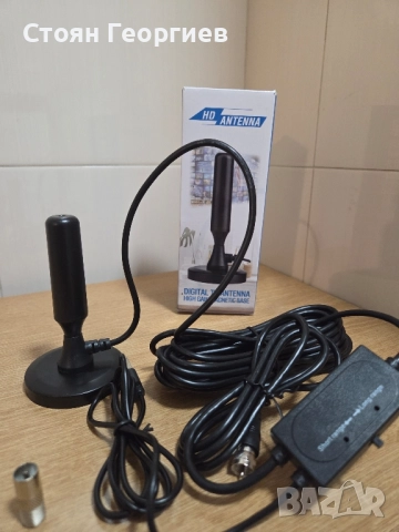 Мощна вътрешна телевизионна антена, 2025 Мощна вътрешна HDTV антена с магнитна основа -, снимка 3 - Друга електроника - 52351377