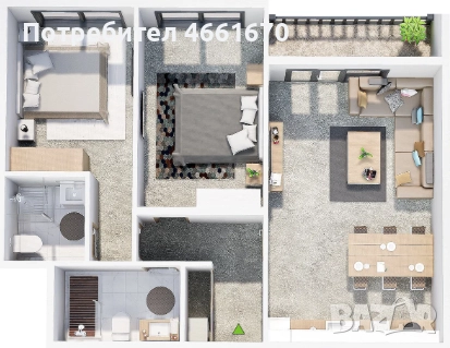 Тристаен апартамент в Прослав!