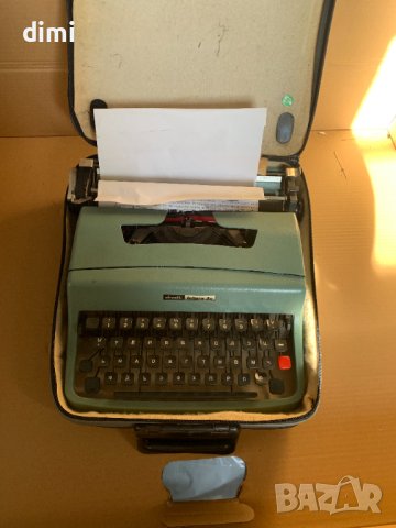 пишеща машина olivetti lettera 32, снимка 4 - Антикварни и старинни предмети - 44493042