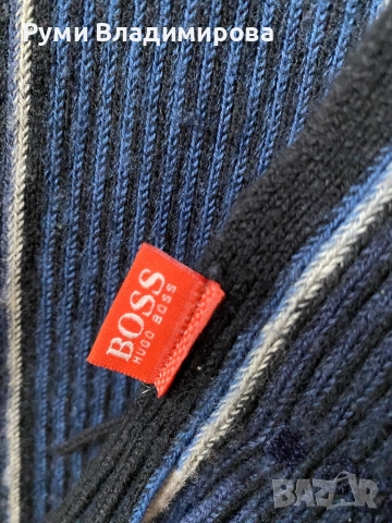 Мъжки шал Hugo Boss, снимка 4 - Шалове - 52788766