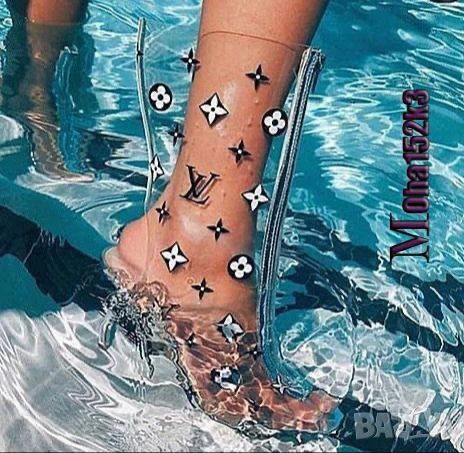 боти на ток louis vuitton 
