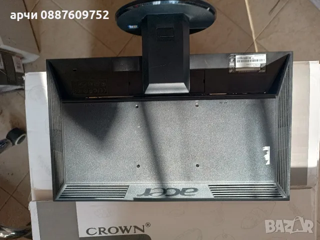 Монитор ACER 18,5" Монитор acer 19 lcd wide v193hqvb като нови, снимка 3 - Монитори - 47771732