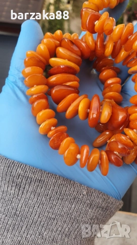 Голям кехлибарен гердан 75 грама, снимка 7 - Колиета, медальони, синджири - 52208257
