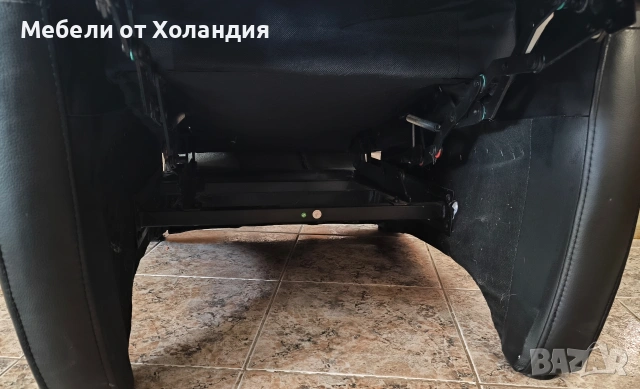 Механичен релакс фотьойл с естествена кожа, снимка 9 - Дивани и мека мебел - 53769957