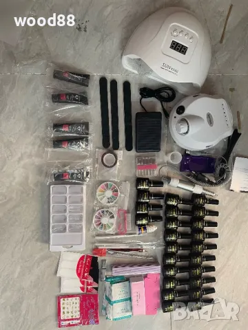 Комплект за маникюр проф.(сет за маникюр)( електрическа пила,ел.лампа), снимка 9 - Продукти за маникюр - 48299403