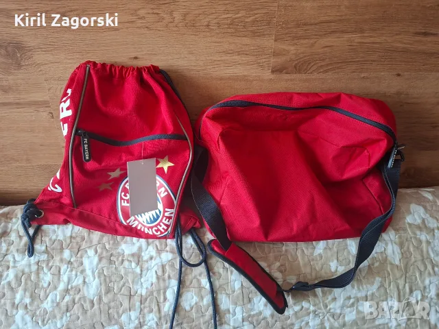 Оригинални футболна мешка и спортен сак Bayern Munich , снимка 5 - Футбол - 55951387