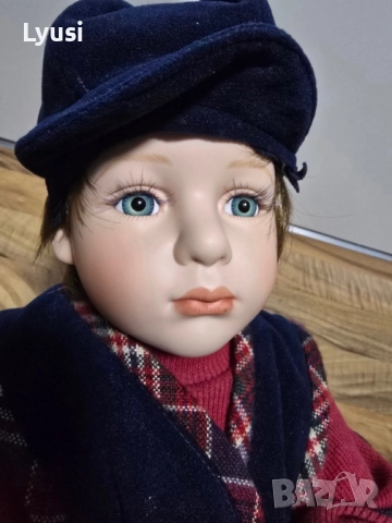 Колекционерска порцеланова кукла Annabell Collection – „Johnny“ (№637, 1994 г.)