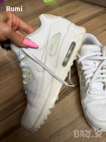 Оригинални мъжки маратонки NIKE AIR MAX 90 LEATHER, снимка 4 - Маратонки - 53571818