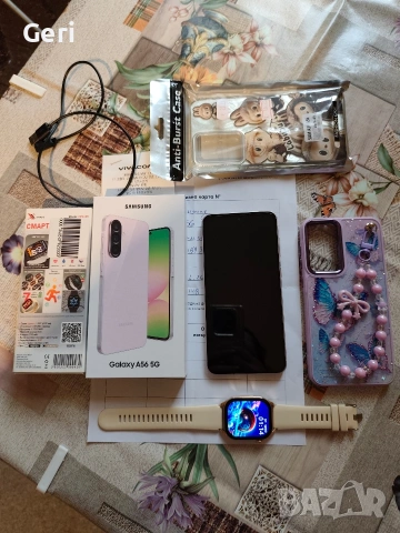 Нов Samsung A56 5G 128gb гаранция+подаръци , снимка 4 - Samsung - 53230977