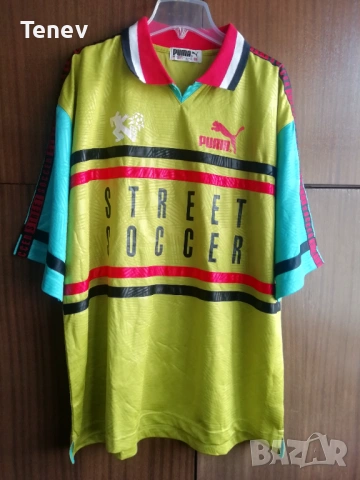 Puma 90s Street Soccer Jersey Football Shirt Vintage оригинална тениска фланелка футболна 