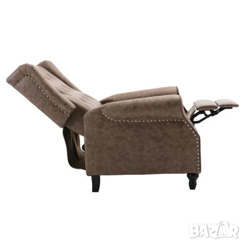 Кресло Стол CHESTER Relax антично кафяво, снимка 4 - Столове - 47778368