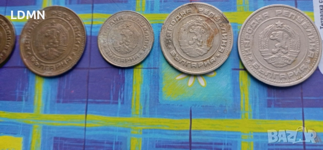 Сет 1974 - 1, 2, 5, 10, 20, 50 стотинки Народна Република България, снимка 5 - Нумизматика и бонистика - 51976240