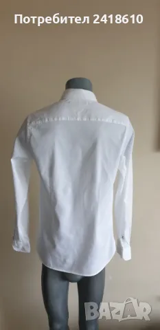 Tommy Hilfiger Stretch Pique Cotton Slim Fit Mens Size S НОВО! ОРИГИНАЛ! Мъжка Риза!, снимка 6 - Ризи - 49336895