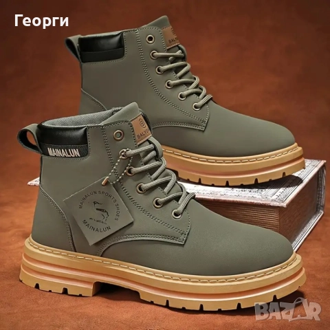 Високи стилни обувки, р-р 39, снимка 4 - Мъжки боти - 52034865