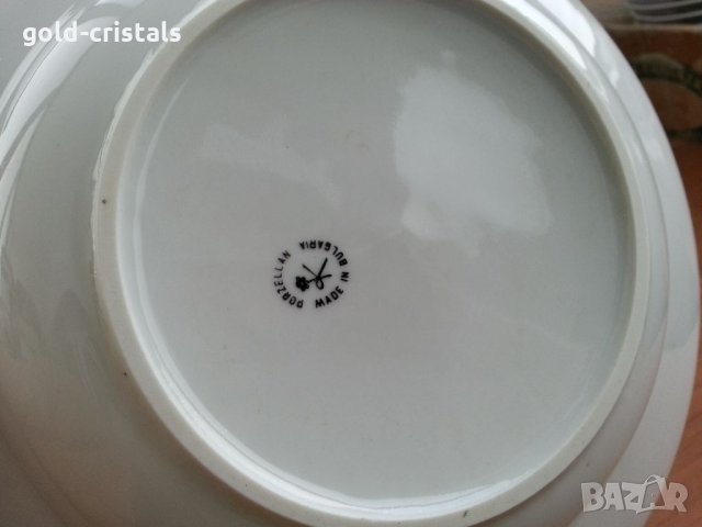 Стар български порцелан чинии, снимка 4 - Антикварни и старинни предмети - 33961422