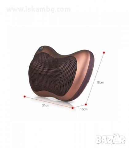 МАСАЖНА ВЪЗГЛАВНИЦА МАСАЖОР, МАГНИТНА 4 ТОЧКОВА - код 2468, снимка 9 - Масажори - 33940124