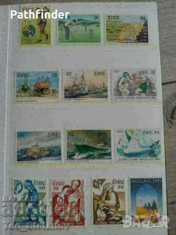 Луксозен албум класьор с марки -Ирландия, снимка 5 - Филателия - 44742549