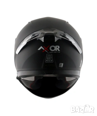 🏁 Apex Axor L черен мат каска за мотор, снимка 4 - Други спортове - 53787177