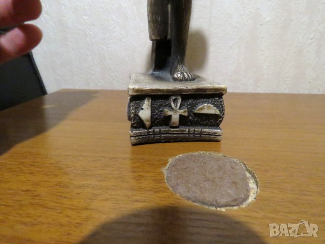 статуя на древноегипетския  бог  Мин - Бога на плодородието, еротика,фалос, полов член 18+ секс, снимка 11 - Антикварни и старинни предмети - 41947751