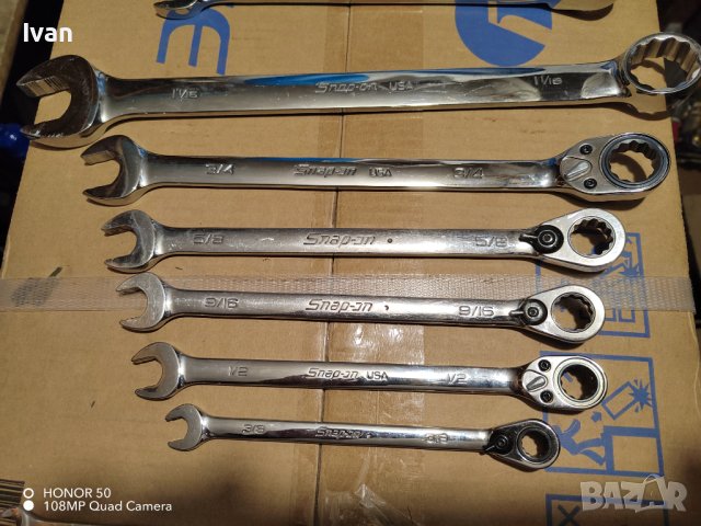 Продавам гаечни ключове на марката Snap on, Blue - point и армсронг, снимка 6 - Ключове - 41637280