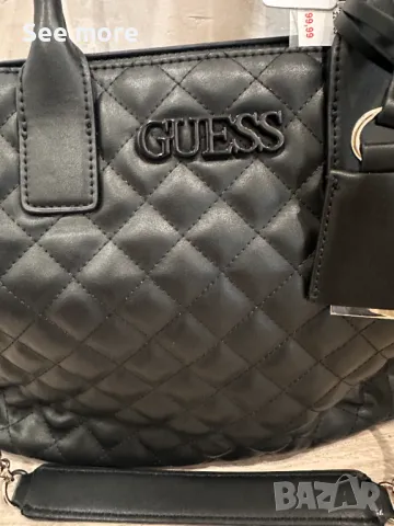 GUESS чанта в черно нова, снимка 2 - Чанти - 50329135