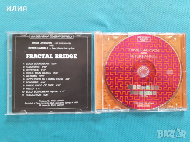 David Jackson & Peter Hammill - 1996 - Fractal Bridge(Experimental,Avantgarde,Free Improvisation), снимка 2 - CD дискове - 40853757