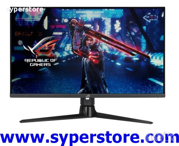 Mонитор 32 QHD Fast IPS ASUS ROG Strix XG32AQ (2560x1440) 175 Hz (OC), 1 ms GTG, NVIDIA G-SYNC , снимка 1 - Монитори - 41683640