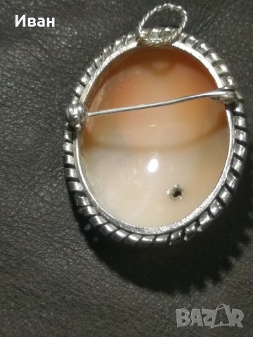 Камея - рапан, снимка 3 - Колиета, медальони, синджири - 40533965