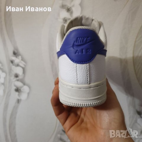 маратонки Nike Air FORCE 1 07 'White Purple' номер 37,5-38, снимка 10 - Маратонки - 39865499