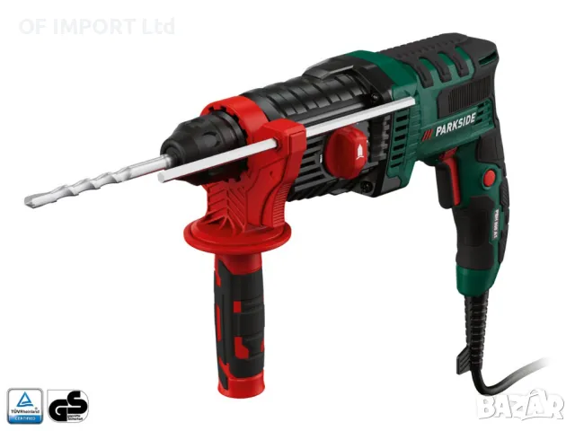 Немски Перфоратор Къртач PARKSIDE 800W SDS, снимка 2 - Бормашини - 47587258