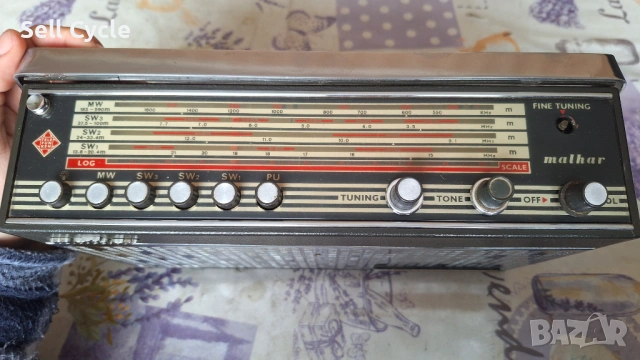 ✅РАДИО/ТРАНЗИСТОР MALHAR TELEFUNKEN❗, снимка 2 - Радиокасетофони, транзистори - 53254458